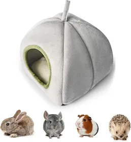 Comparer les prix de Lit pour petits animaux - YNKKVRE - 2 en 1 - Confortable - Gris - Intérieur