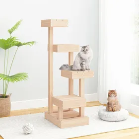 Meilleurs prix pour BEAU Arbre pour chats - Arbre à chat 455x49x103 cm - Bois de pin massif mode646322