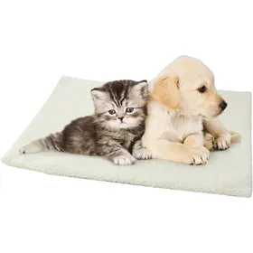 Meilleurs prix pour Coussin Auto-Chauffant pour Chat et Chien Tapis Thermique Couverture Chauffante 60x45cm (Blanc)