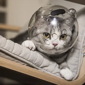 Meilleurs prix pour Muselière-animal-anti-morsure-capuche-respirante-blanc