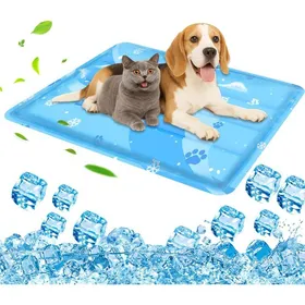 Comparer les prix de Tapis Rafraichissant ChienTapis en Gel Auto-refroidissant pour Animaux de CompagnieRésistant aux Rayures Plus DurableTapis de