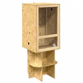 Meilleurs prix pour Terrarium OSB marron - vidaXL - 50x50x130 cm - 227 kg - Longue durée de vie - Beaucoup despace - Pour reptiles
