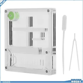 Meilleurs prix pour Ashata Boîte délevage de fourmis Boîte dalimentation en Acrylique pour Reptiles Réservoir Transparent apiculture nicot