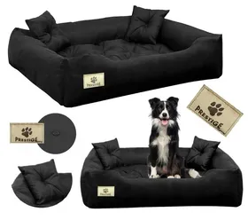 Meilleurs prix pour Panier pour chien PRESTIGE 55x45 cm imperméable noir