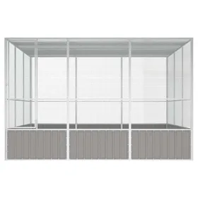 Meilleurs prix pour Volière pour Canaries Perroquet MVS - Cage à oiseaux Gris 3025x3245x2115 cm Acier galvanisé - shop26119305