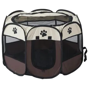 Meilleurs prix pour Parc pliable pour animaux - Unbrand - Enclos intérieur/extérieur - 600D Oxford mesh durable - Dimensions S: 74x74x43 cm