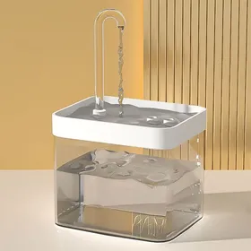 Comparer les prix de Fontaine à eau pour animaux - Phoesky - 15L - Blanc - 3 vitesses de débit - Matériau alimentaire - 16x115x125 cm
