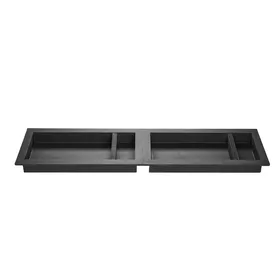 Comparer les prix de Niche Encastrable - DUOKU - 406x813 cm - Noir - Plastique XPS - 4 Étagères