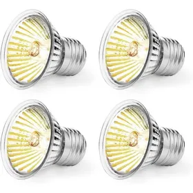 Comparer les prix de Ampoule chauffante E27 UVA/UVB pour terrarium - MICH - 50 W - Dimmable - 220 V - Paquet de 4