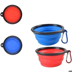 Comparer les prix de Lot de 2 gamelles portables pour chien gamelles pliables pour chien gamelles de voyage pour chiens et chats petite