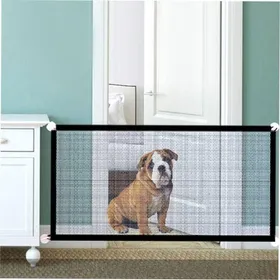 Meilleurs prix pour 180 x 72 cmBarrière de sécurité pour chien clôture en filet sans danger pour animaux de compagnie barrière de sécurité pliable