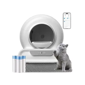 Comparer les prix de Litière auto-nettoyante pour chat grande litière auto-nettoyante 65 l + 9 l litière électrique XXL contrôle par application