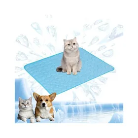Comparer les prix de Tapis rafraîchissant pour chiens 100 x 75 cm XL auto chats et animaux Accessoires de couchage Été lavable chien Convient aux à la