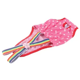 Meilleurs prix pour Mothinessto Couche pour chien femelle Couche pour animaux de compagnie sous-vêtements menstruels à bretelles réutilisables et