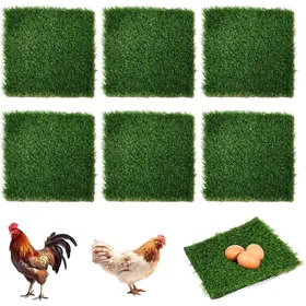 Meilleurs prix pour 6 tapis de nichoir à poules lavables réutilisables accessoires de poulailler 30 x 30 cm