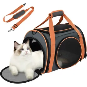 Meilleurs prix pour Sac Transport Chat Caisse de Transport Chat Respirant et Pliable Cage Transport pour Chat avec Grand Espace