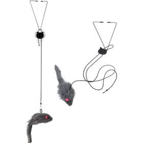 Meilleurs prix pour 2 Pcs Jouet Chat Interactif Porte Suspendue Souris Jeu DIntérieur Attrayant Pour Chaton Pour LExercice Et Le Divertissement Des