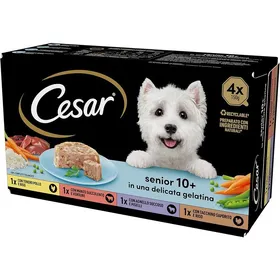 Comparer les prix de Nourriture pour Chien Senior - CESAR - 10+ - Sélection Assortie - 3600 g - Recettes Délicieuses