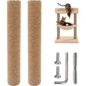 Meilleurs prix pour 2 Pièces Poteau De Rechange Arbre A Chat40cm Poteau Griffoir ChatGriffoir pour Chat Griffoirs pour Chats Parcours Mural Chat