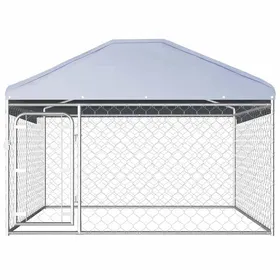 Meilleurs prix pour @FRENCH Cage/Enclos/Parc niche polyvalente - TOP VENTES - Chenil extérieur - Grande entrée - avec toit pour chiens /chiot - Grande