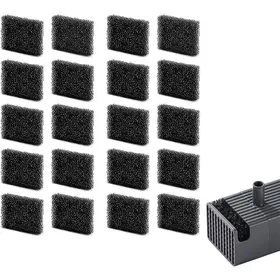 Comparer les prix de 20 Pièces Éponge FiltranteÉponge Filtrante Remplacement pour Fontaine à Eau pour AnimauxFiltre Compatible Fontaines  FILTRE A AIR