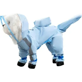 Comparer les prix de Imperméable pour chien - Imperméable pour chien - Couverture complète - Réglable sur 4 pattes - Chiens de petite et moyenne taille -