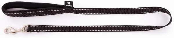 Laisse Neo+ pour chien coloris noir 2,5x100 cm