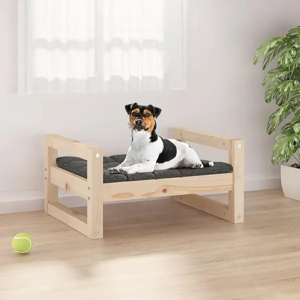 821467  vidaXL Lit pour chien 55,5x45,5x28 cm Bois de pin solide