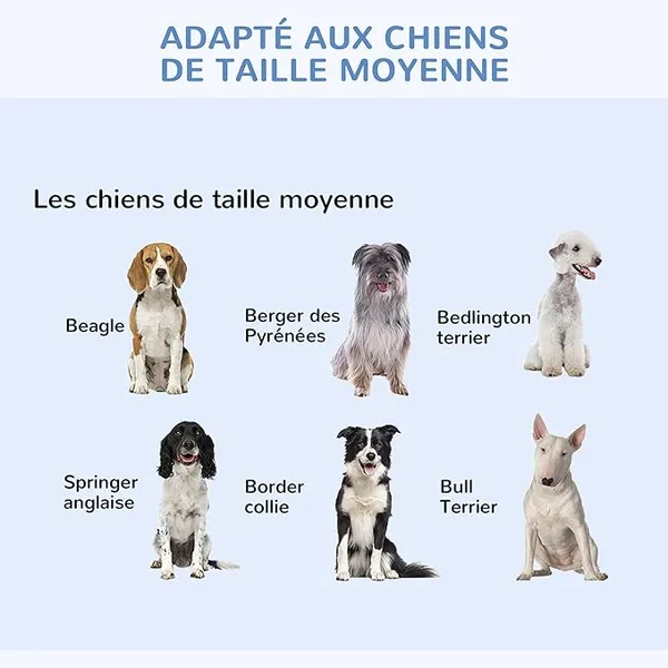 Cage caisse de transport pliante pour chien en métal noir 91 x 61 x 67 cm