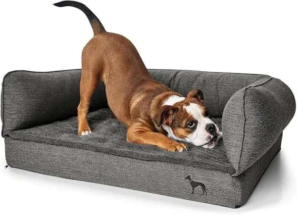 Hunter Canapé orthopédique pour chien Livingston, Panier pour chien + chat