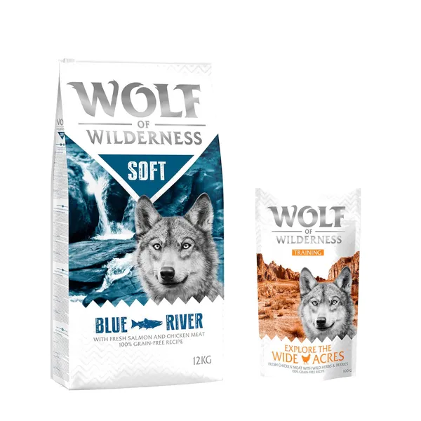 Wolf of Wilderness Soft & Strong Blue River, saumon - Croquettes pour chien