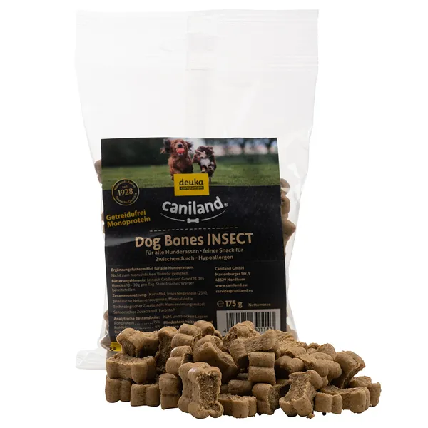 Caniland Dog Bones Insect Friandises - Friandises pour chien