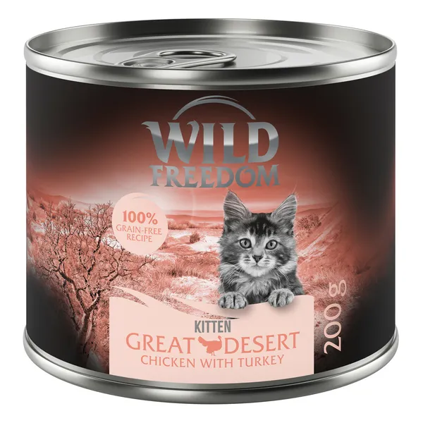Kitten Golden Valley lapin, poulet Wild Freedom - Pâtée pour chaton