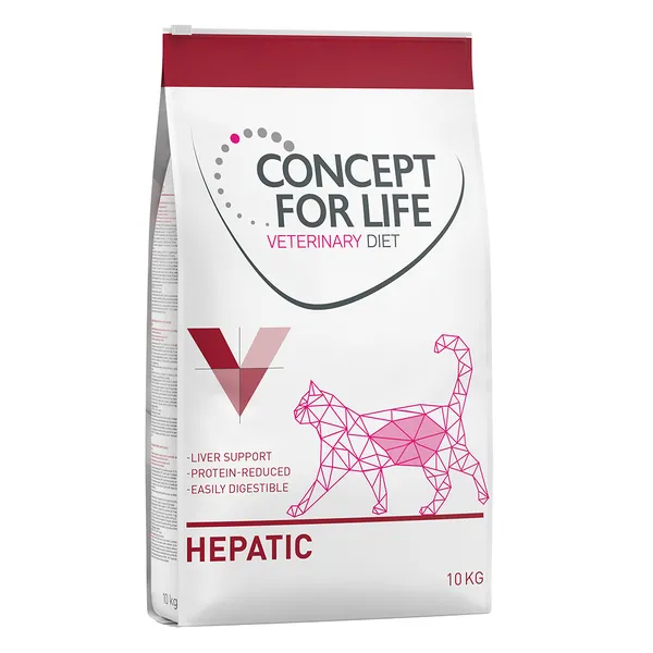 Concept for Life Veterinary Diet Hepatic pour chat - 10 kg