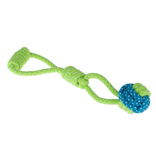 Jouet Corde & balle Limoen pour chien  - lot de 2 jouets