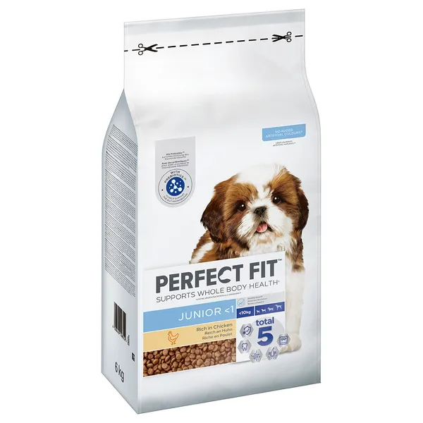 Lot PERFECT FIT pour chien - Junior < 1 (< 10 kg) (2 x 6 kg)