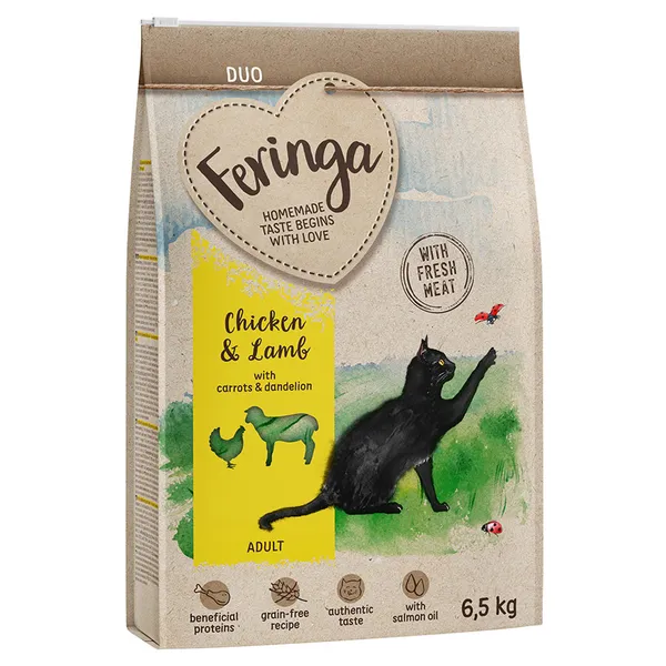 Feringa Adult Duo poulet, agneau pour chat - 6,5 kg