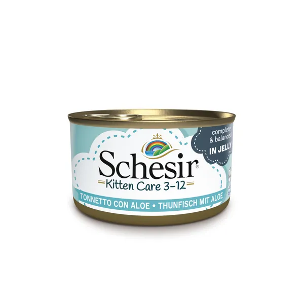 Schesir en gelée 6 x 85 g pour chat - Kitten thon, aloe