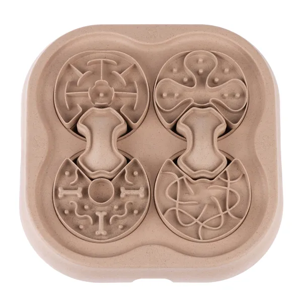 Jeu d'intelligence TIAKI Slow Feed Puzzle L 34,8 x l 34,8 x H 5,7 cm - pour chien