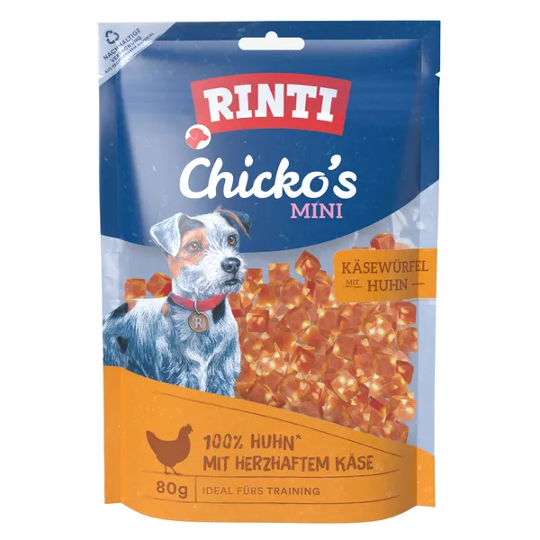 RINTI Extra Chicko Mini - dés de fromage, poulet, 80 g