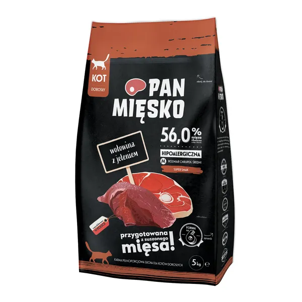 Pan Mięsko Medium bœuf, cerf - lot % : 2 x 5 kg