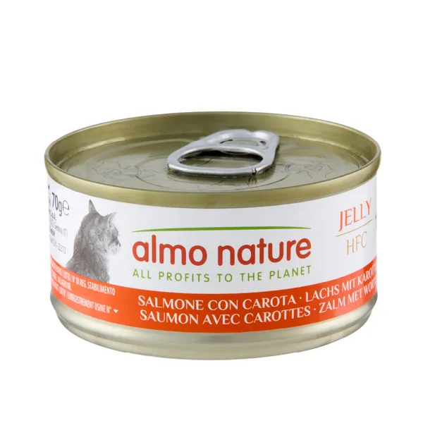 Almo Nature HFC Natural 6 x 70 g - HFC Lachs mit Karotten in Gelee