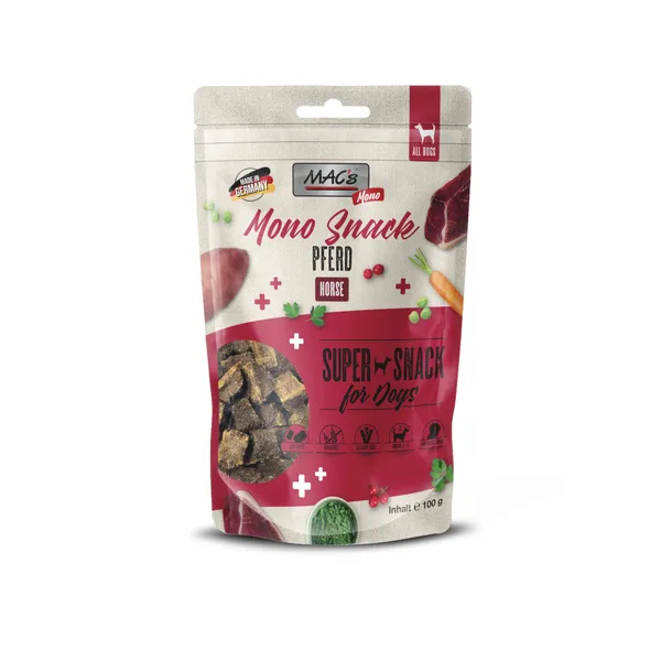 MAC's chien Adult Mono Snack 100 g Cheval