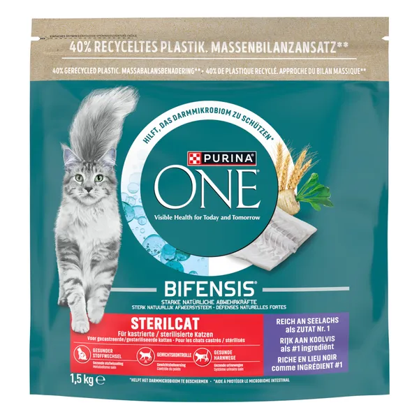 PURINA ONE SterilCat colin pour chat - 3 x 1,5 kg