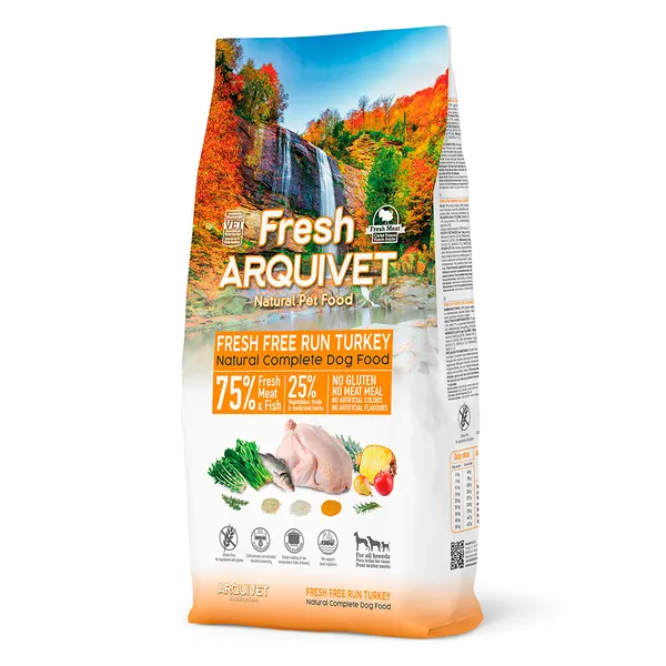 Arquivet Fresh dinde élevée en plein pour chien - 10 kg
