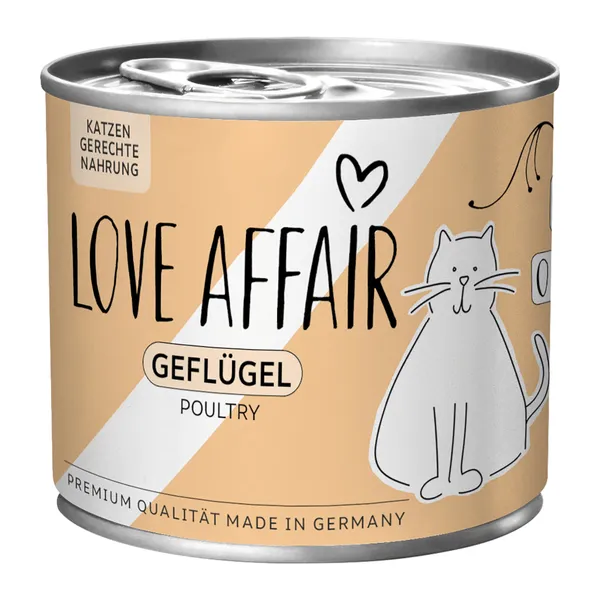 6x200g volaille Hardys LOVE AFFAIR nourriture humide pour chats