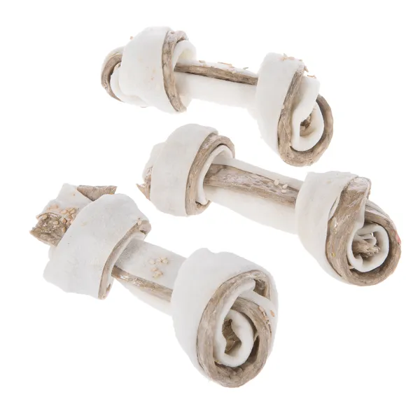 Barkoo Os à mâcher avec nœuds au sésame 12 os de 11 cm - Friandises pour chien