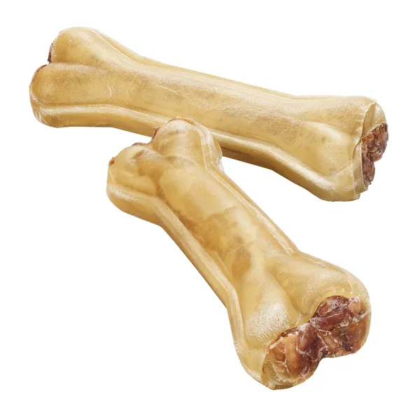 Barkoo Os à mâcher au cimier de bœuf 6 os de 17 cm - Friandises pour chien