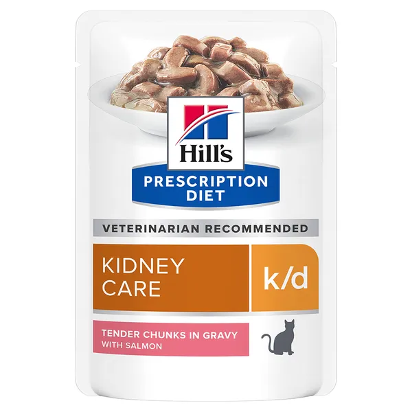K/d Kidney Care saumon Hill's Prescription Diet pour chat