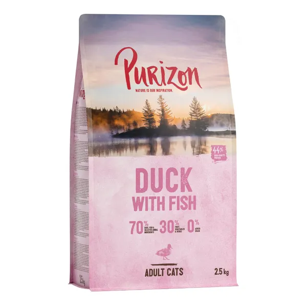 Purizon sans céréales Adult canard, poisson - Croquettes pour chat